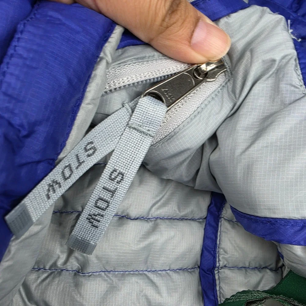 L.L. Bean Kids M 5-6 Ultralight 650 DownTek Puffer Jacket Blue 296982